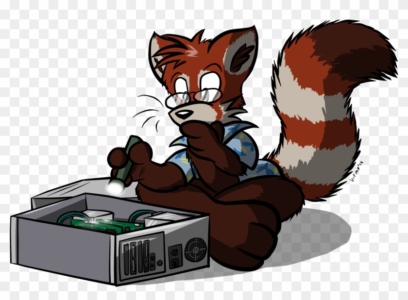 Red Panda Computer Clipart #3044633
