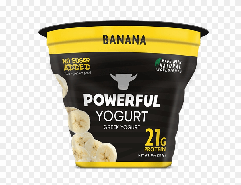 Banana Yogurt - Powerful Yogurt Banana Clipart #3045202