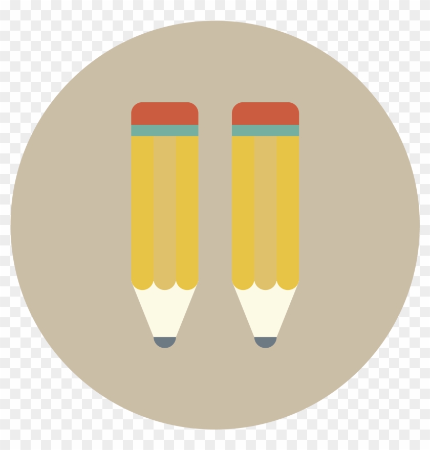 Document, Instrument, Draw, Draw, Pen, Fountain, Pencil, - Draw Flat Icon Png Clipart #3045480
