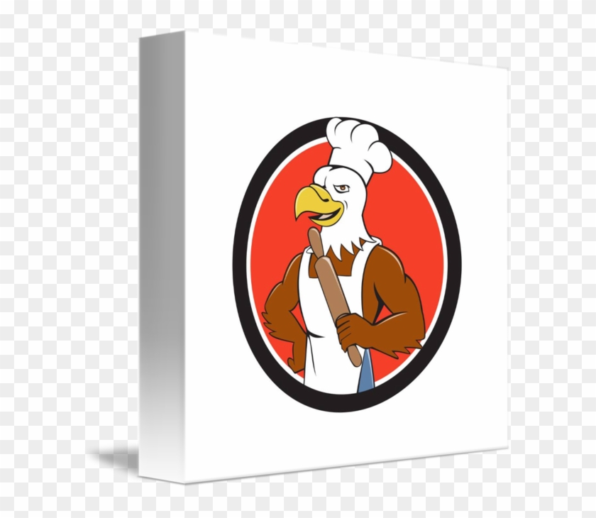 Baker Clipart Rolling Pin - Cartoon - Png Download