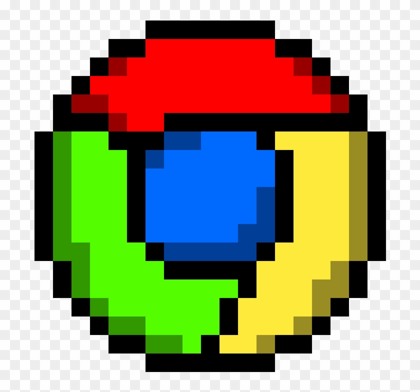 Google Chrome Logo - Pewdiepie Logo Pixel Art Clipart #3046099
