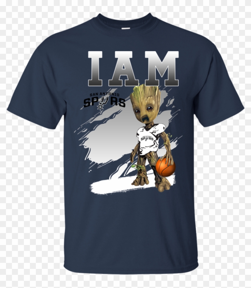San Antonio Spurs Groot I Am T-shirts Guardians Of - Rock Afire Explosion T Shirt Clipart