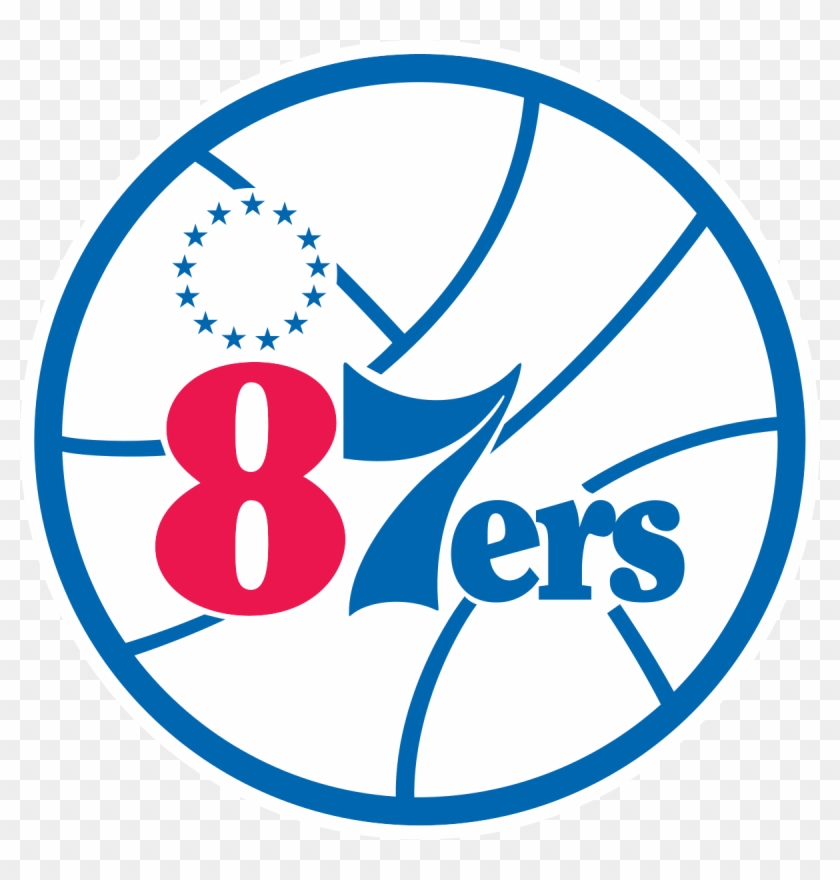 Dateiphiladelphia 76ers Logosvg &ndash Wikipedia - Philadelphia 76ers Logo Png Clipart #3046465