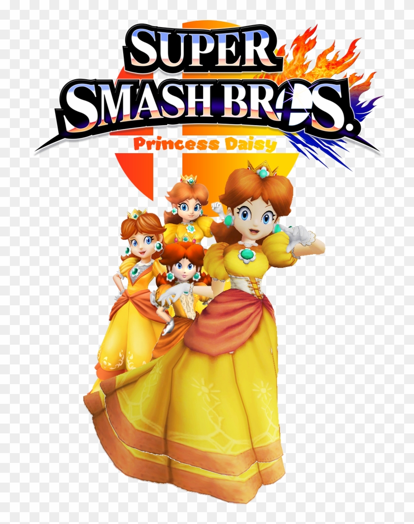 #wearedaisy #princessdaisy #supermario #supersmashbros - Super Smash Bros For 3ds Logo Clipart