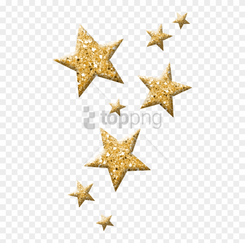Free Png Christmas Gold Star Png Png Image With Transparent - Gold Stars Clipart Png #3047798