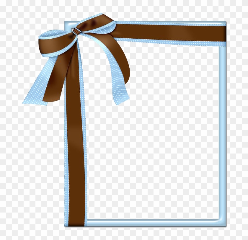 Brown Border Frame Transparent Png - Blue And Brown Border Clipart