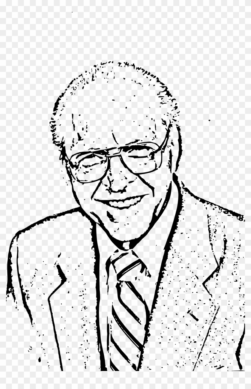 Clipart Royalty Free Grandpa Clipart Black And White - Uncle Black And White - Png Download