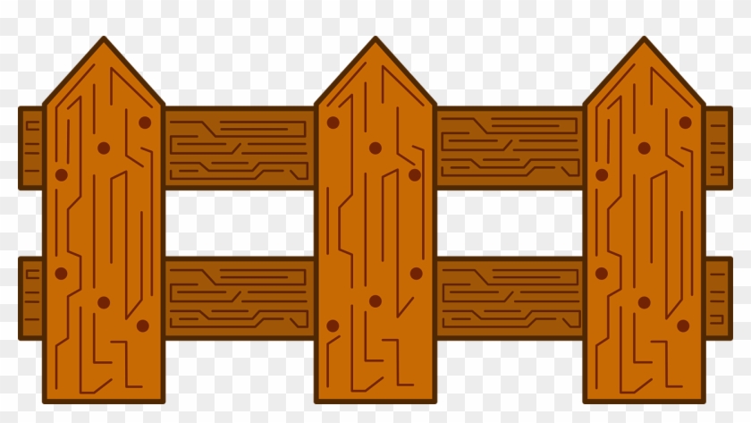 Wood Close Table Gate Fence Png Image - Gambar Pagar Kayu Animasi Clipart #3048832