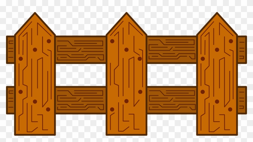 Wood Close Table Gate Fence Png Image - Gambar Pagar Kayu Animasi Clipart