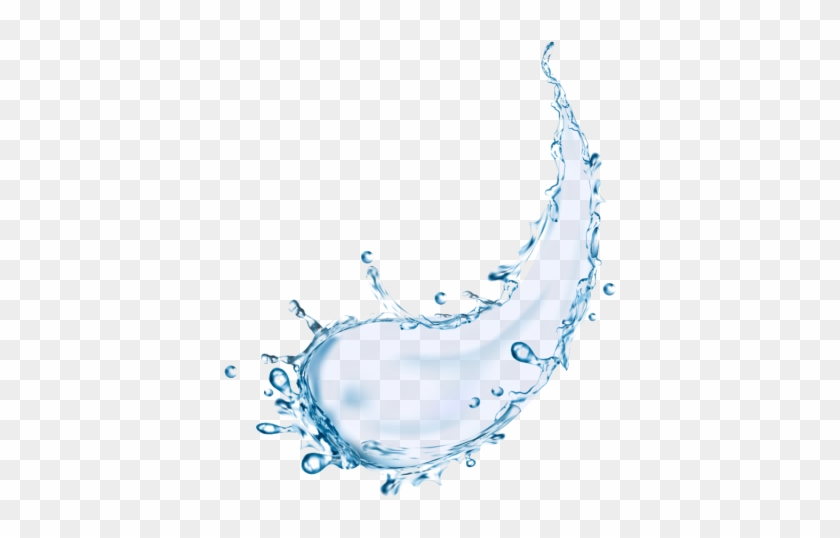 A Real Of Water - Splash Water Png Vector Clipart