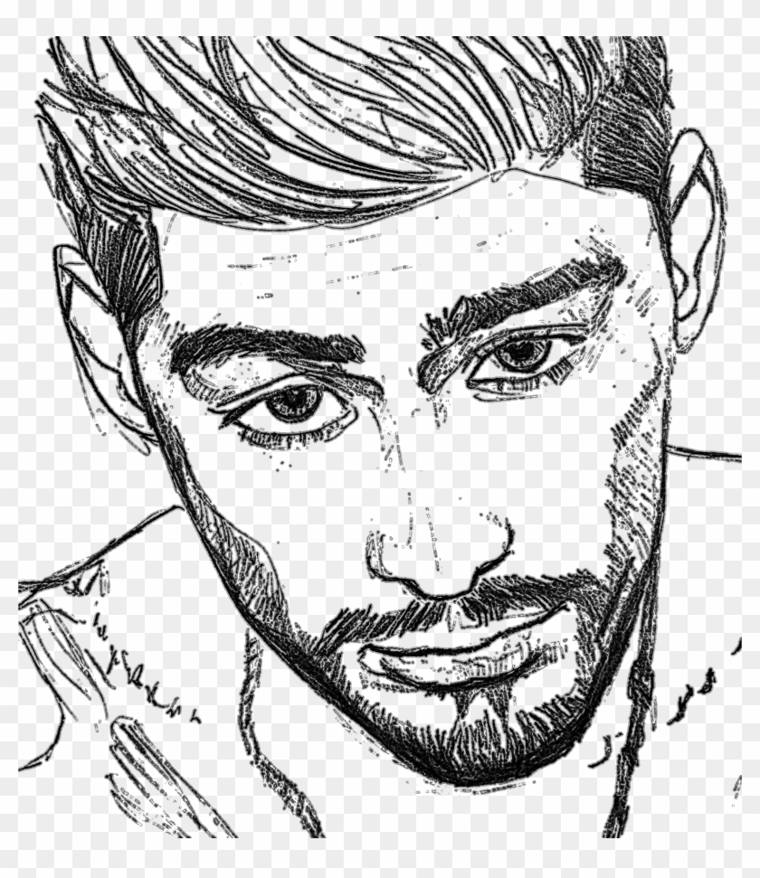 Zayn Mind Of Mine - Sketch Clipart