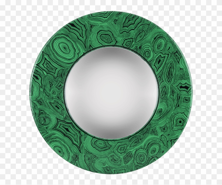 Frame With Convex Mirror Malachite Clipart #3049617