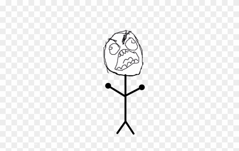 Angry Le Me Face - Rage Clipart