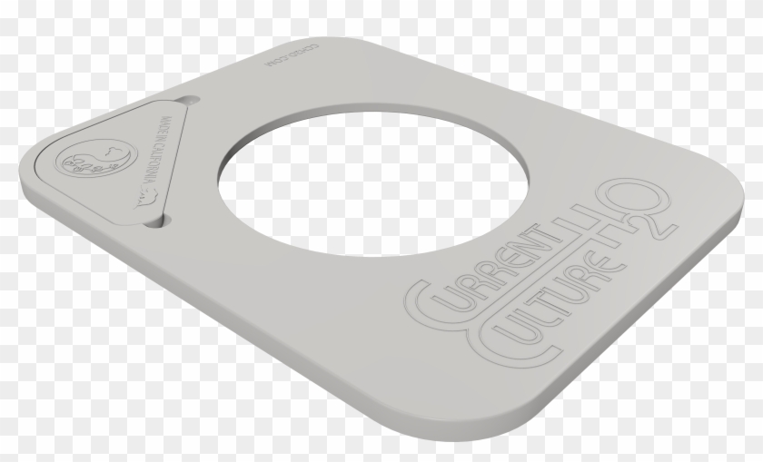 Current Culture Lid With Single 8" Hole And Porthole - Circle Clipart