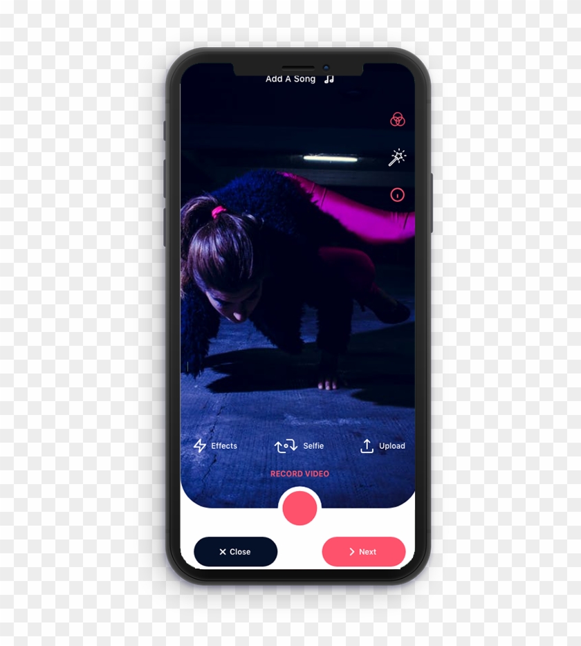 Tik Tok Dubsmash Musically Clone App Flow - Smartphone Clipart
