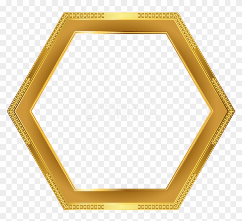 Free Png Download Deco Gold Border Frame Clipart Png - Platter Transparent Png