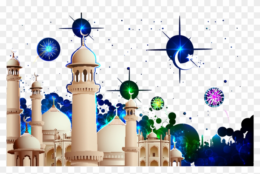 Mosque Clipart Islamic Wallpaper - ชาว มุสลิม Png Transparent Png #3050563