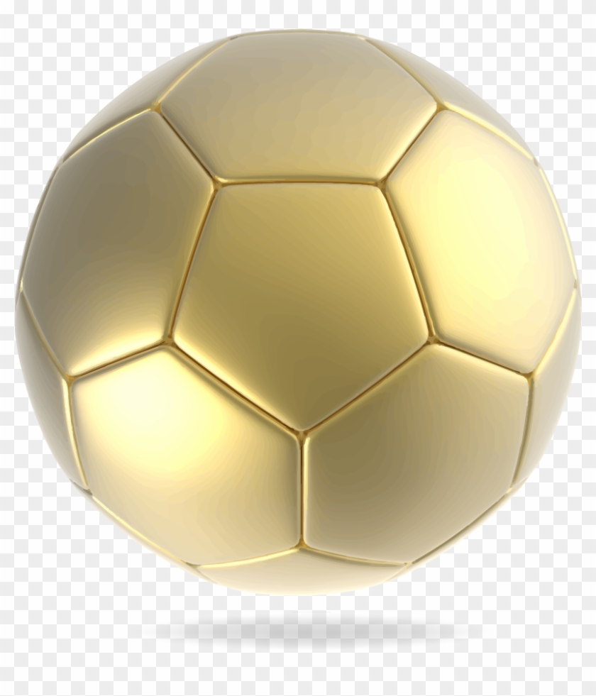 Football Ball Png - Gold Soccer Ball Png Clipart #3050947