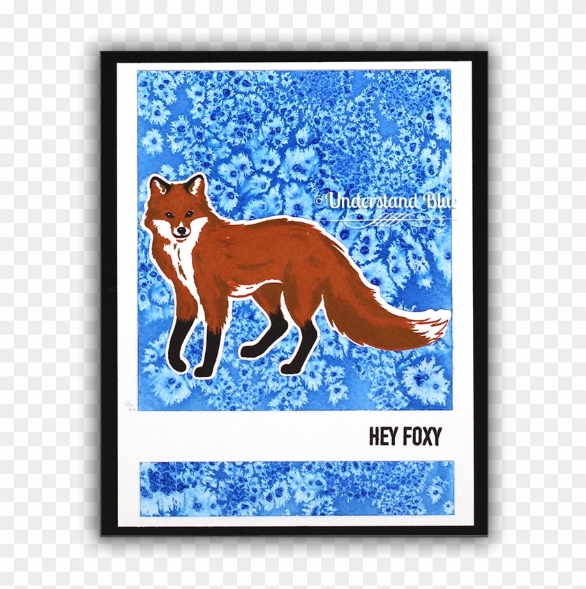 Salted Watercolor Background Fox By Understand Blue Clipart