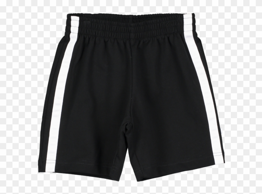 Beau Loves Shorts, Black / White Stripe - Board Short Clipart #3051740