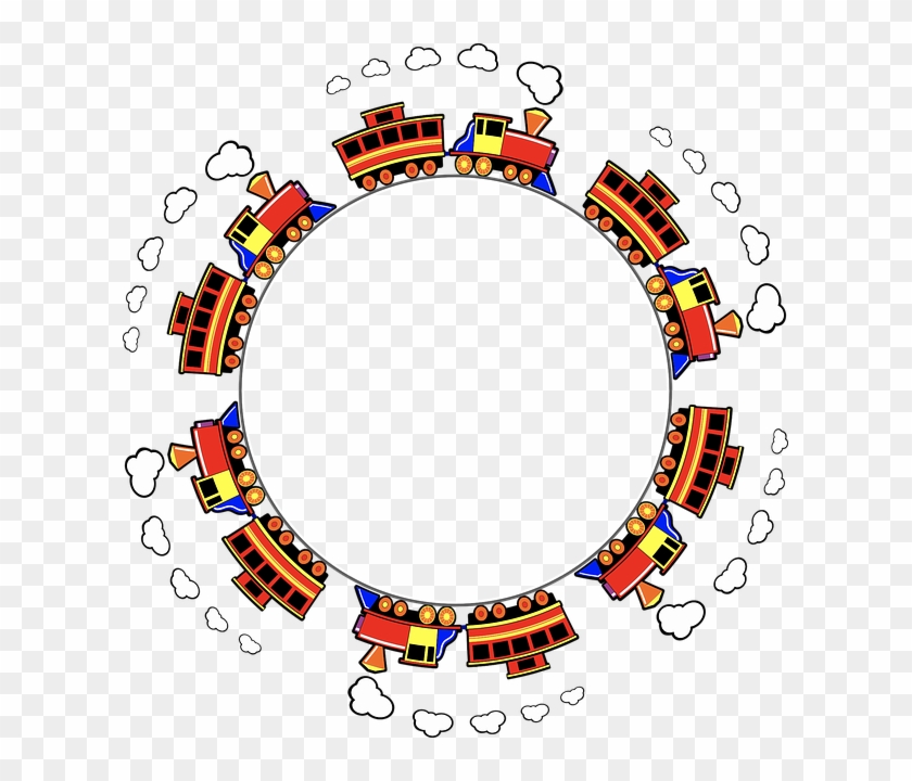 Toy, Train, Locomotive, Travel, Transportation, Vehicle - Train Frames Clipart #3051816