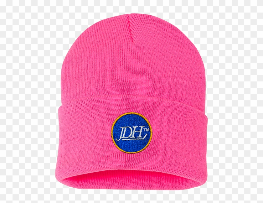 Neon Pink Winter Hat - Beanie Clipart
