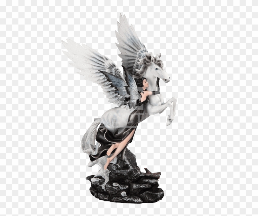 Unicorn Fairy Statue Clipart
