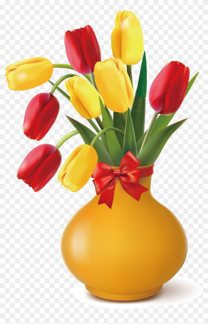 Vase Clipart Flower Photography Png - Flower Vase Vector Png Transparent Png