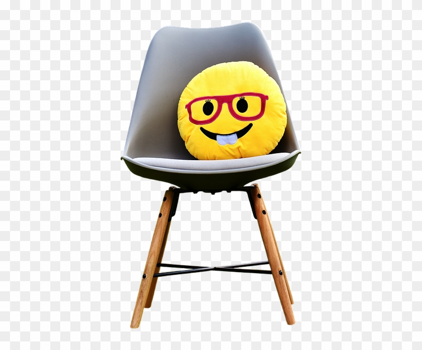 Smiley, Funny, Cheerful, Colorful, Emoticon, Laugh - Chair Clipart