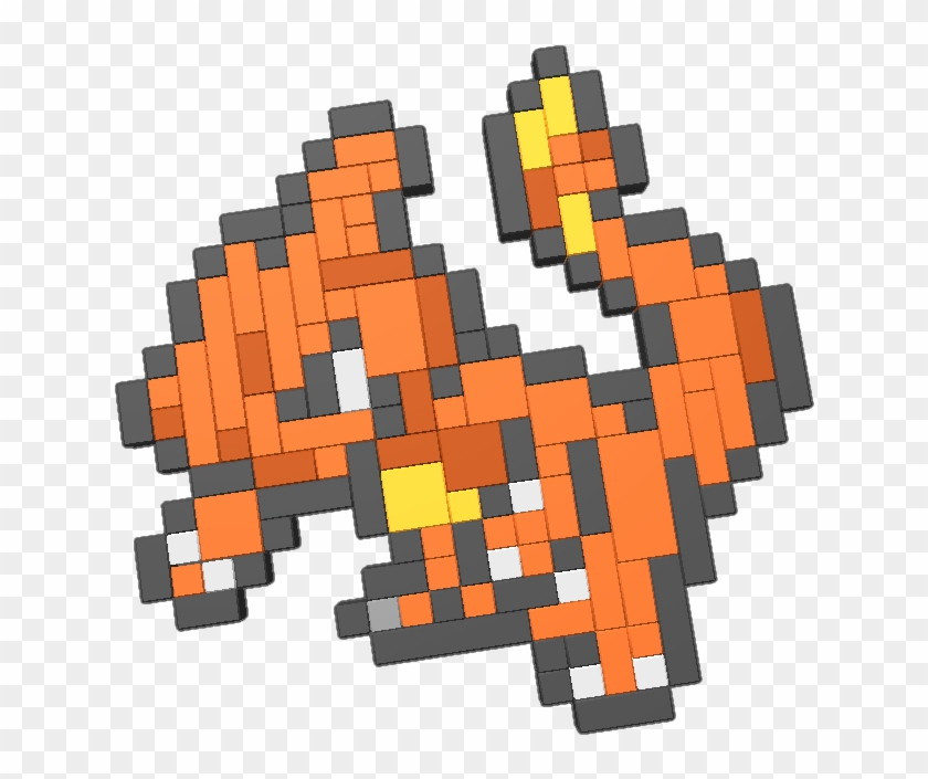 Pixel Art Charmeleon - Ninjago Cross Stitch Pattern Clipart
