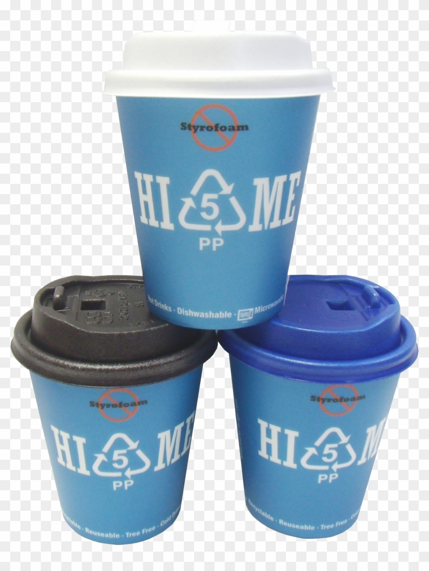 Hi Me Pp Cups And Lids Are Reusable, Dishwasher Safe, Clipart