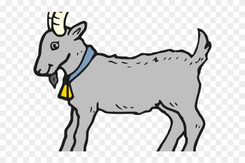 Drawing Goats Baby Goat - Goat Clip Art Black And White - Png Download