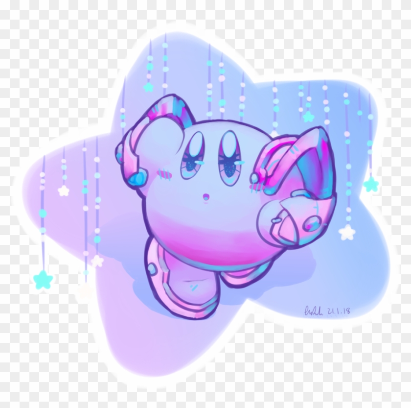 Blue Drawing Aesthetic - Kirby Aesthetic Png Clipart