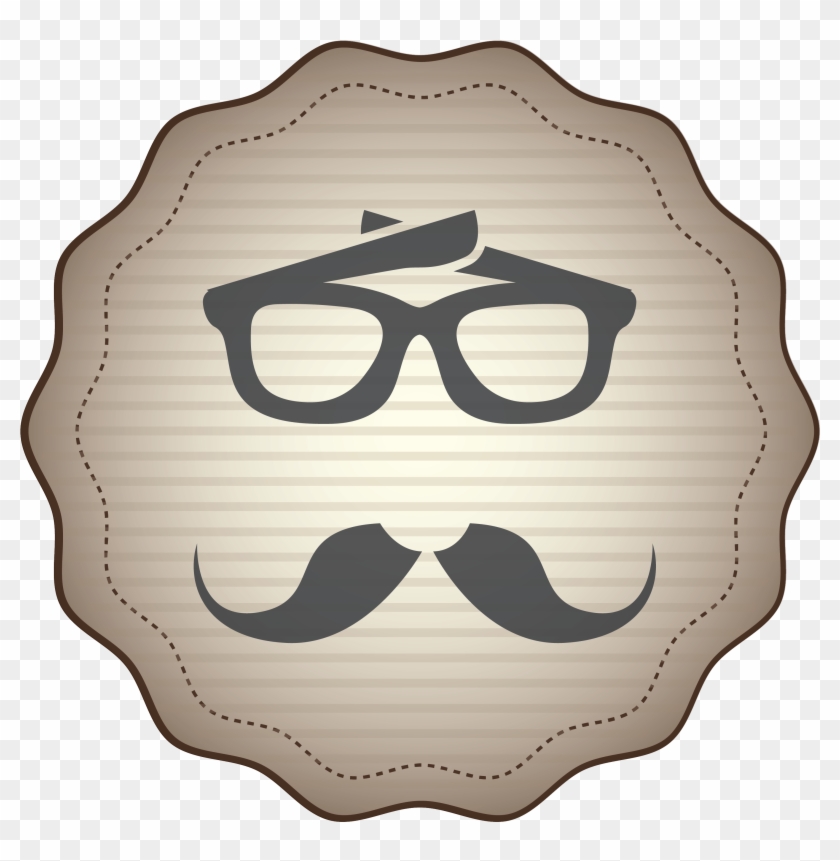 Glasses Illustration Gray - Illustration Clipart #3054359