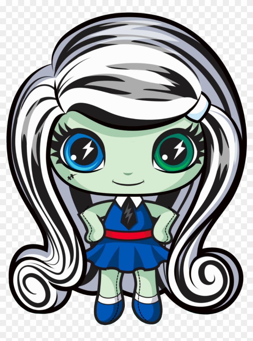 Monster High Mini - Monster High Mini Frankie Stein Clipart #3055127