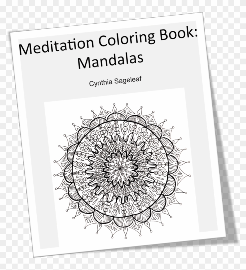 Coloring Meditation With Free Coloring Pages - Circle Clipart #3055131