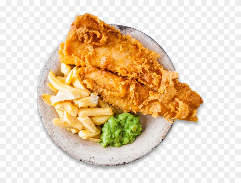Fish And Chips Plate Clipart #3055186