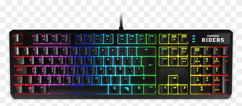 Teclado Movistar Riders Clipart #3055332