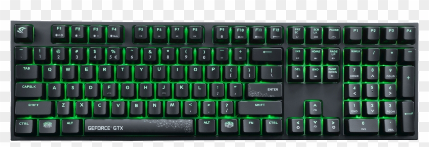 Zoom - Cooler Master Masterkeys Pro L Geforce Gtx Edition Clipart #3055376