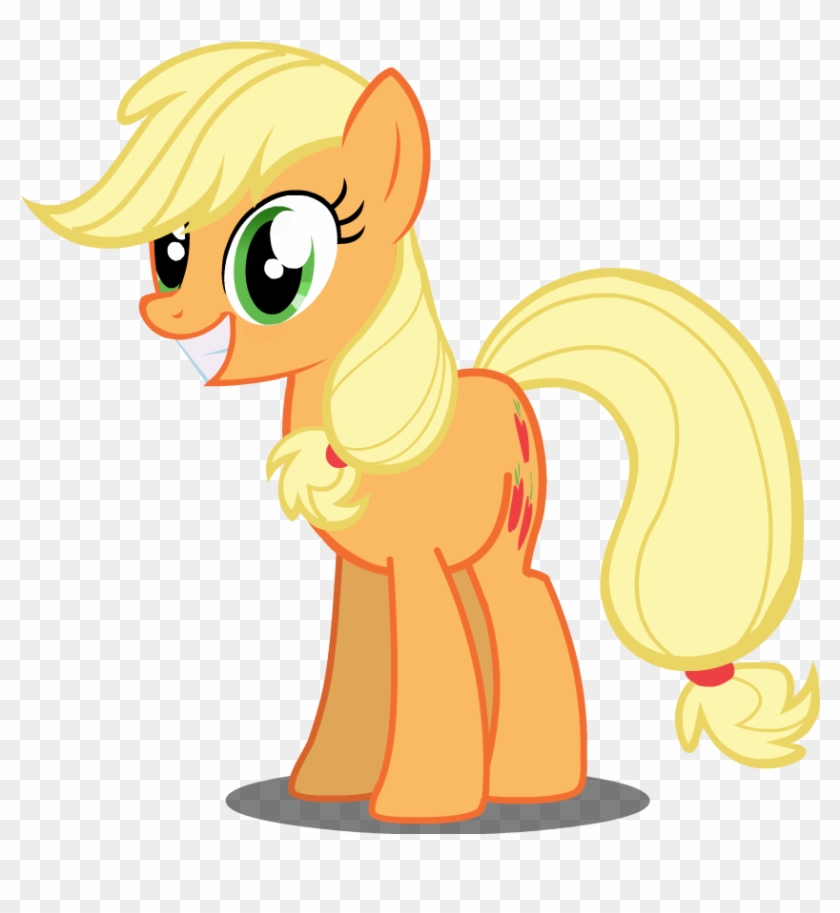 Applejack Super Cute Smile Puppet Rig - My Little Pony Applejack No Hat Clipart #3055410