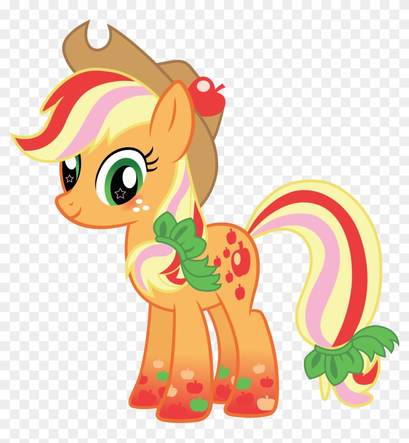 Applejack Rainbow Power My Little Pony Pinterest Images - My Little Pony Rainbow Power Applejack Clipart #3055439
