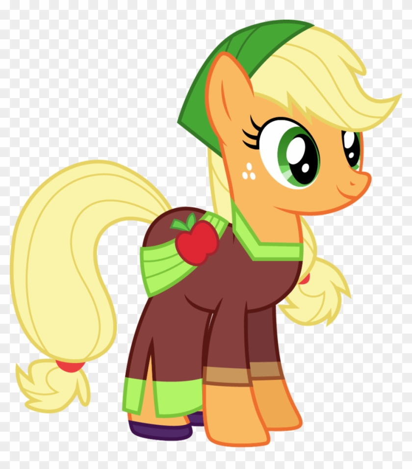 Cloudyglow, Clothes, Earth Pony, Equestria Girls Ponified, - Applejack Pony Clipart #3055512