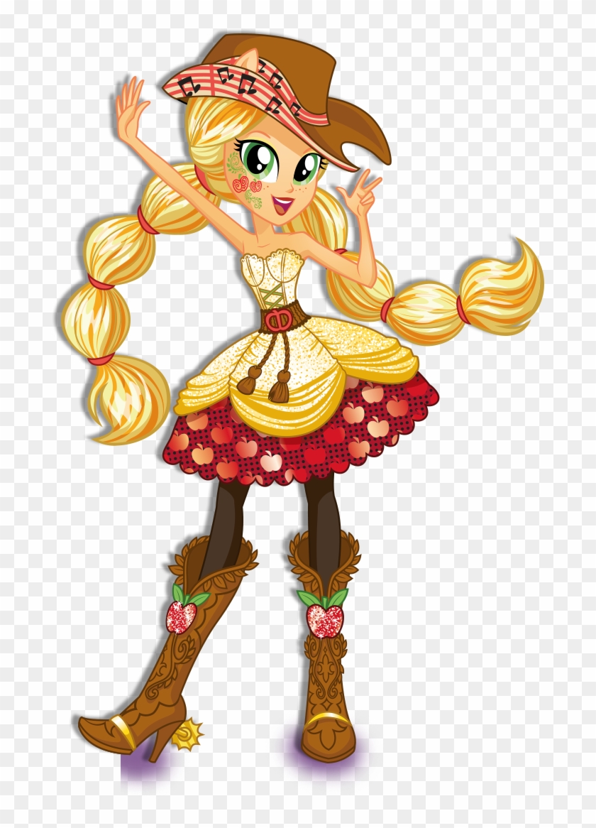 Cutiepie19 Images Applejack Rainbow Rocks Character - Mlp Eg Rainbow Rocks Applejack Clipart #3055590