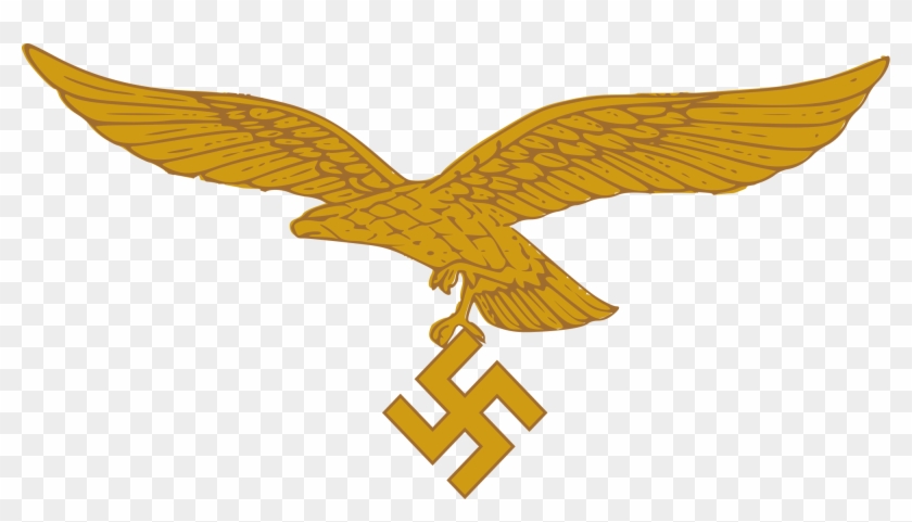 Luftwaffe Eagle - Eagle Symbol Gold Clipart #3055705