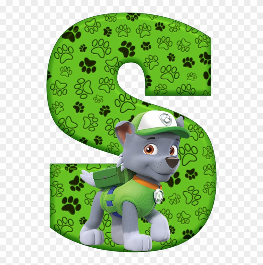 *✿**✿*s*✿**✿*de Alfabeto Decorativo - Letras De Patrulla Canina Clipart