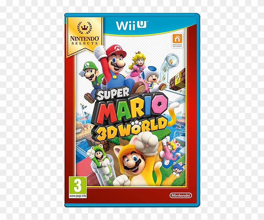 Wiiu Super Mario 3d World - Super Mario 3d World Wii Clipart