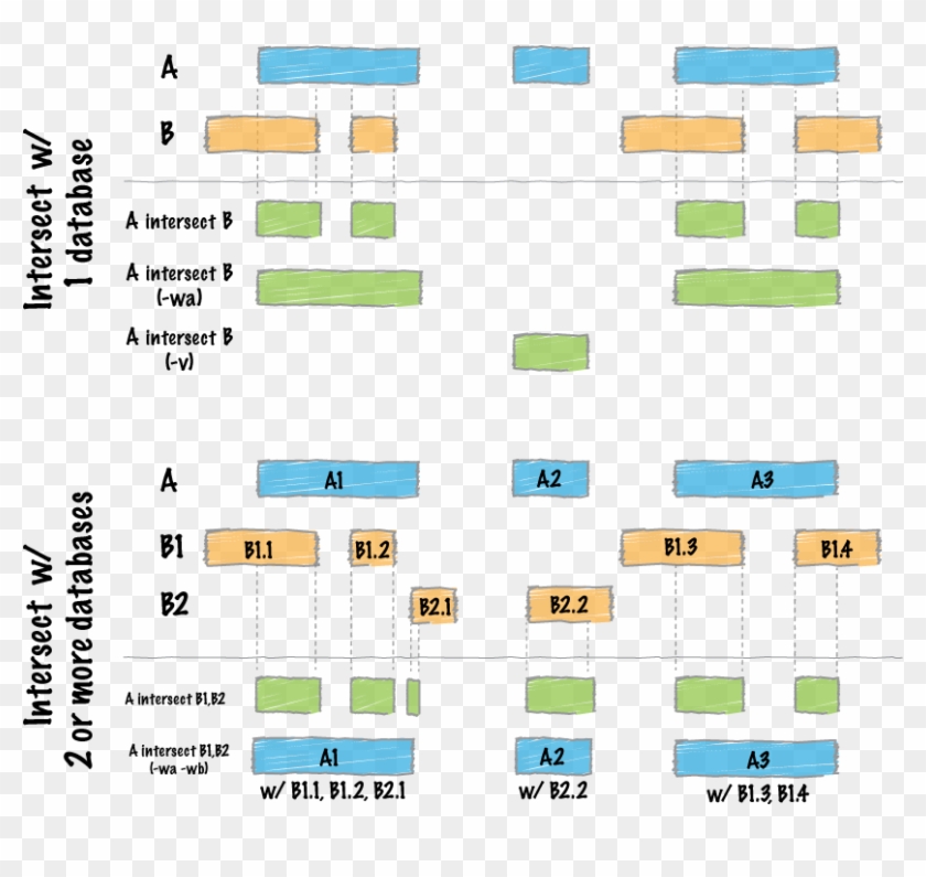 Bedtools - Swiss - Bedtool Intersect Sum Clipart #3056647