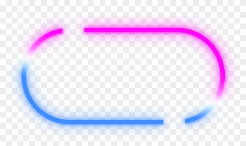 Neon Sticker - Oval Clipart #3056730