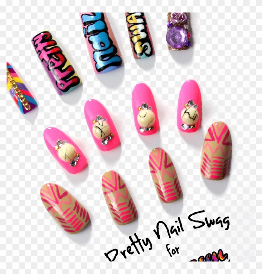 Acrylic Nails Png High-quality Image - Nail Polish Clipart