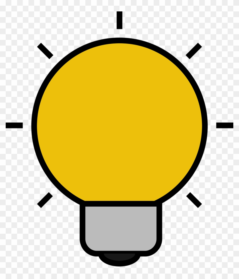 Icon Bulb Light Idea Png Image - ไอคอน หลอด ไฟ Clipart #3058198